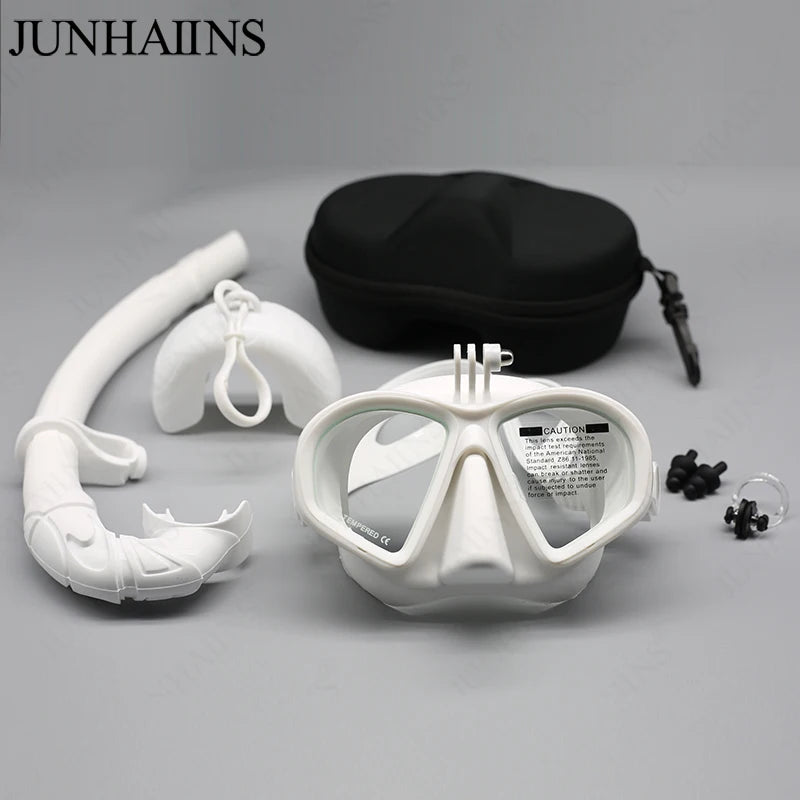 Set Maschera Apnea e Snorkeling - Attacco GoPro