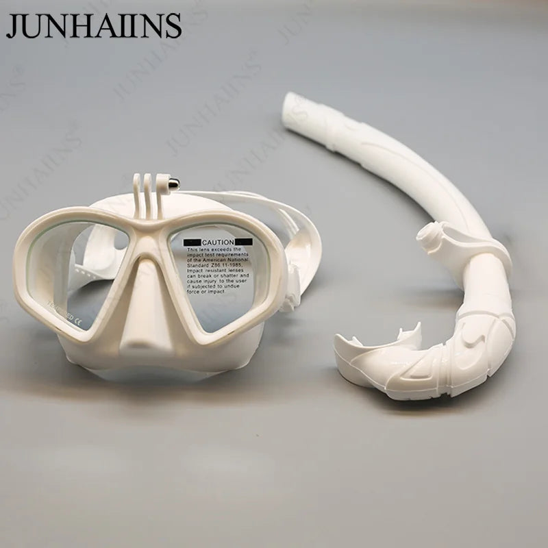 Set Maschera Apnea e Snorkeling - Attacco GoPro